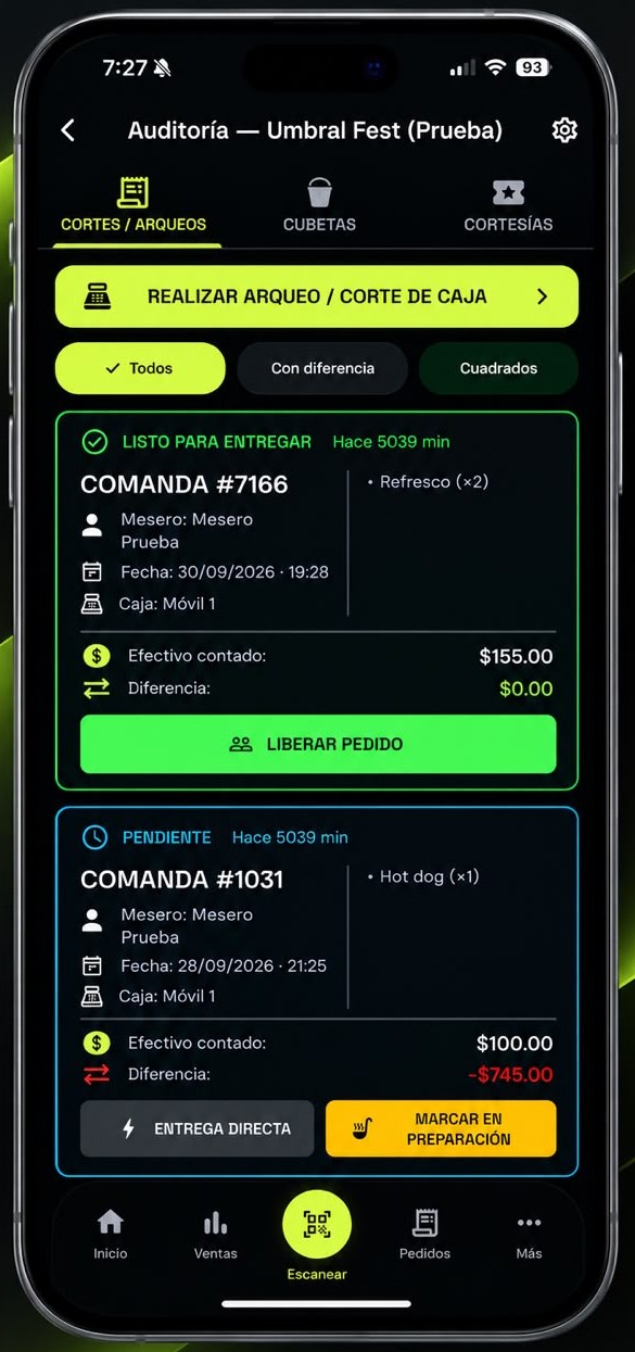 Comandas y pedidos